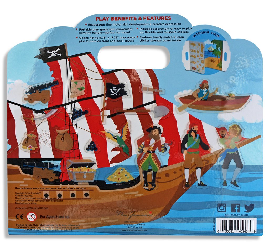 Pirates Peel & Play Activity Set