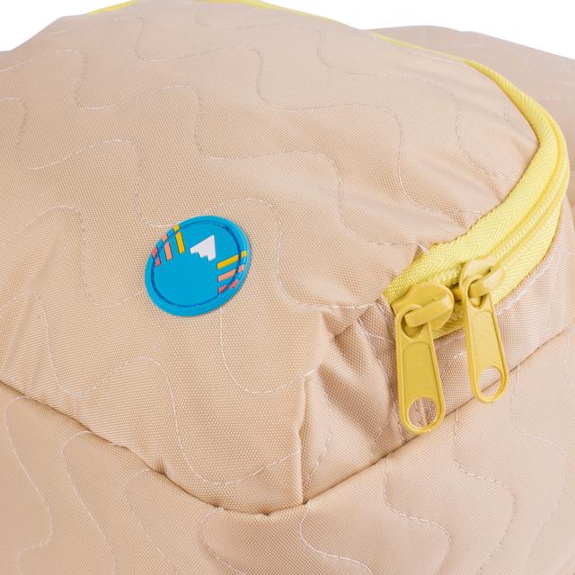 Tan Quilted Purse Backpack