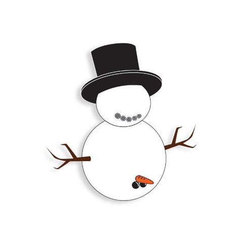 Happy Snowman Pin
