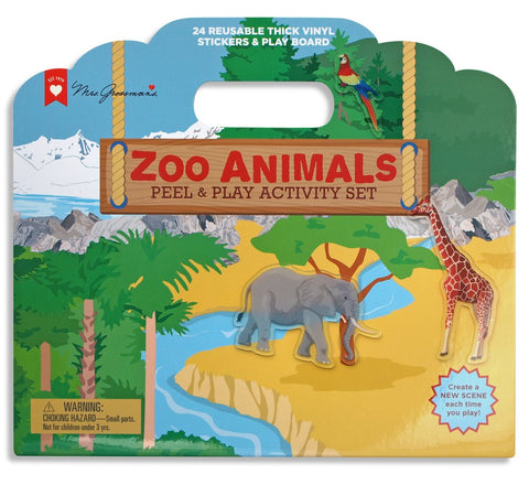 Zoo Animals Peel & Play Activity Set