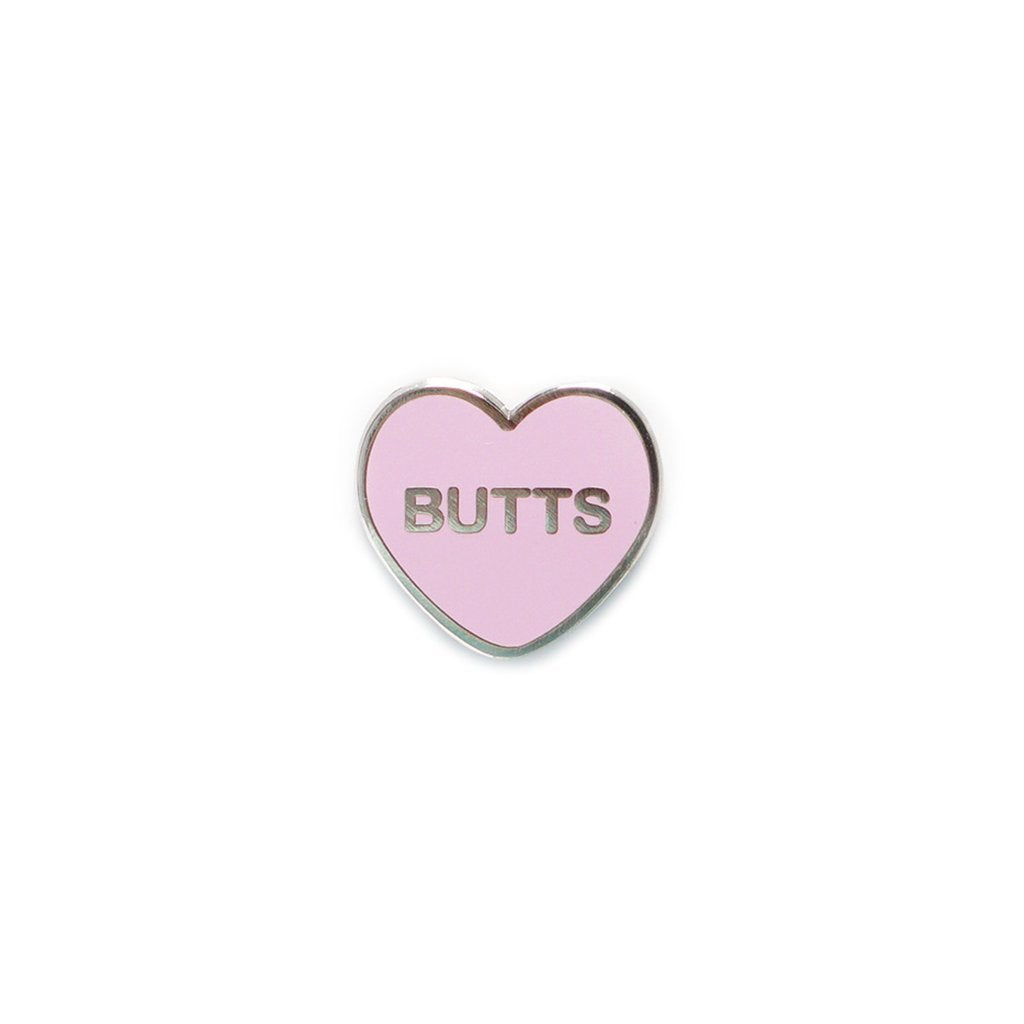 Butts Candy Heart Pin