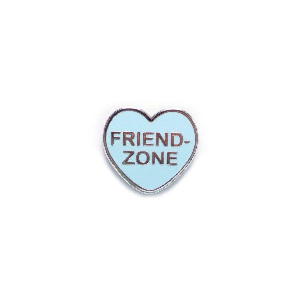 Friendzone Candy Heart Pin