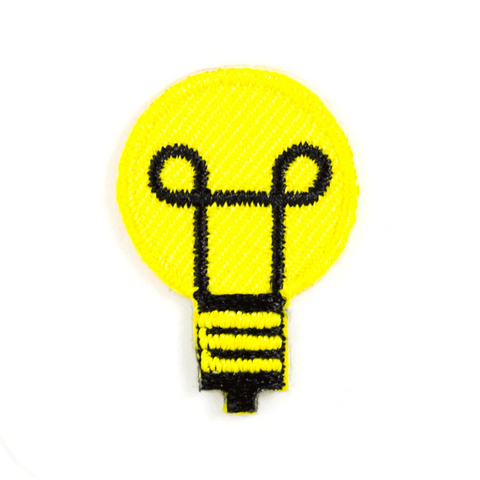 Light Bulb Sticker Patch