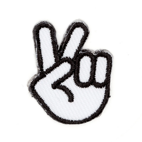 Peace Hand Sticker Patch