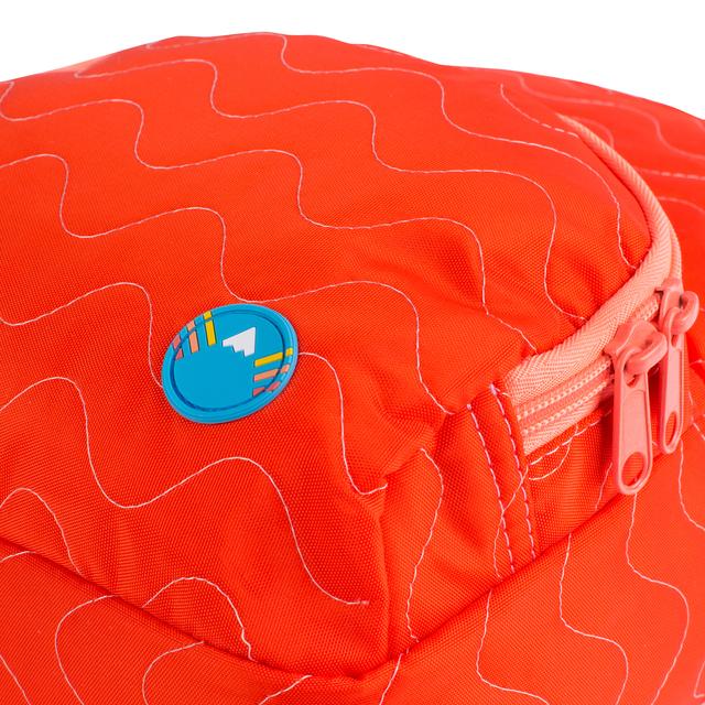 Red / Orange Quilted Purse Backpack