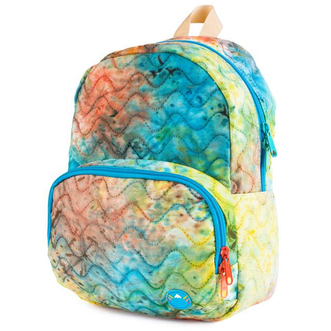 Tie Dye Quilted Purse Backpack
