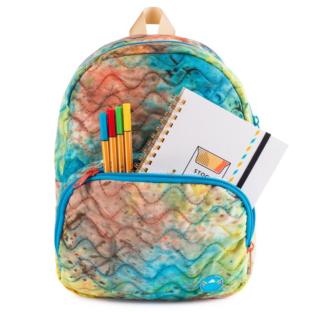 Tie Dye Quilted Purse Backpack