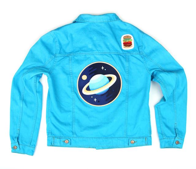 Galaxy Planet Back Patch
