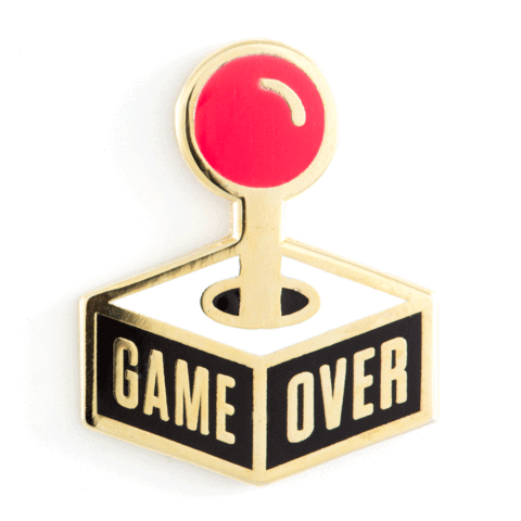 Game Over Pin